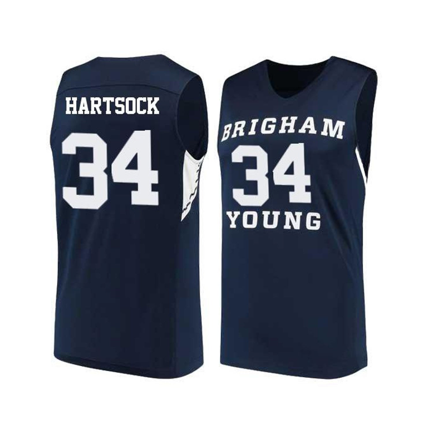Jakob Hartsock BYU Cougars 34 Jersey
