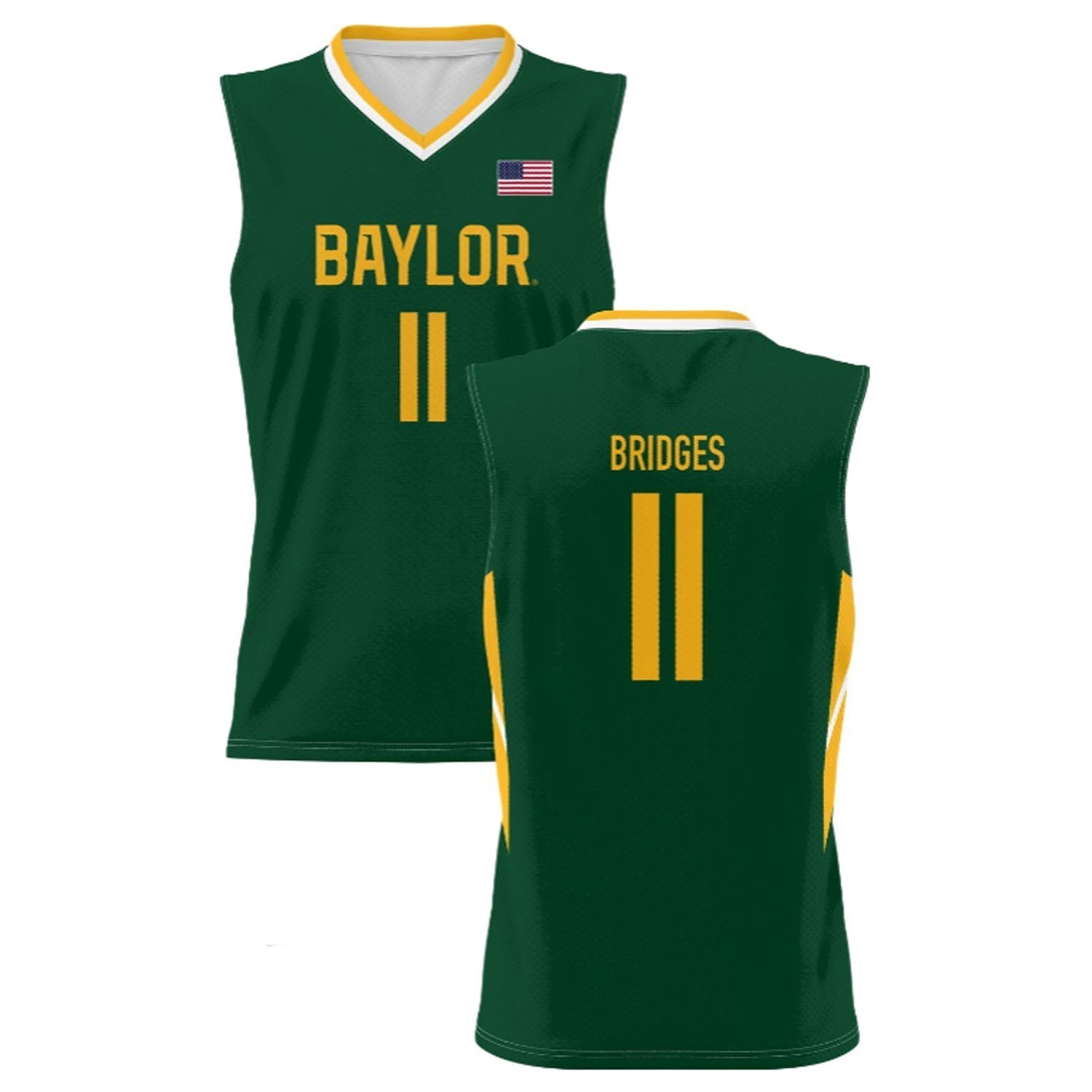 Jalen Bridges Baylor Bears 11 Jersey