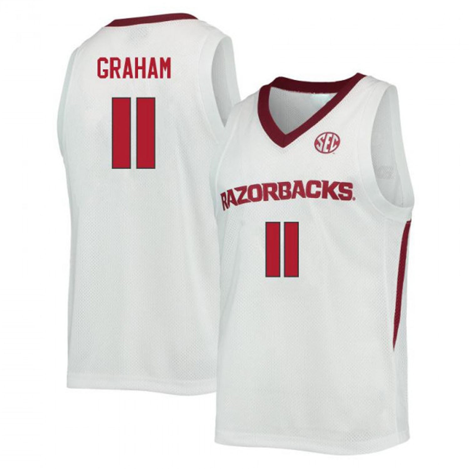 Jalen Graham Arkansas Razorbacks 11 Jersey