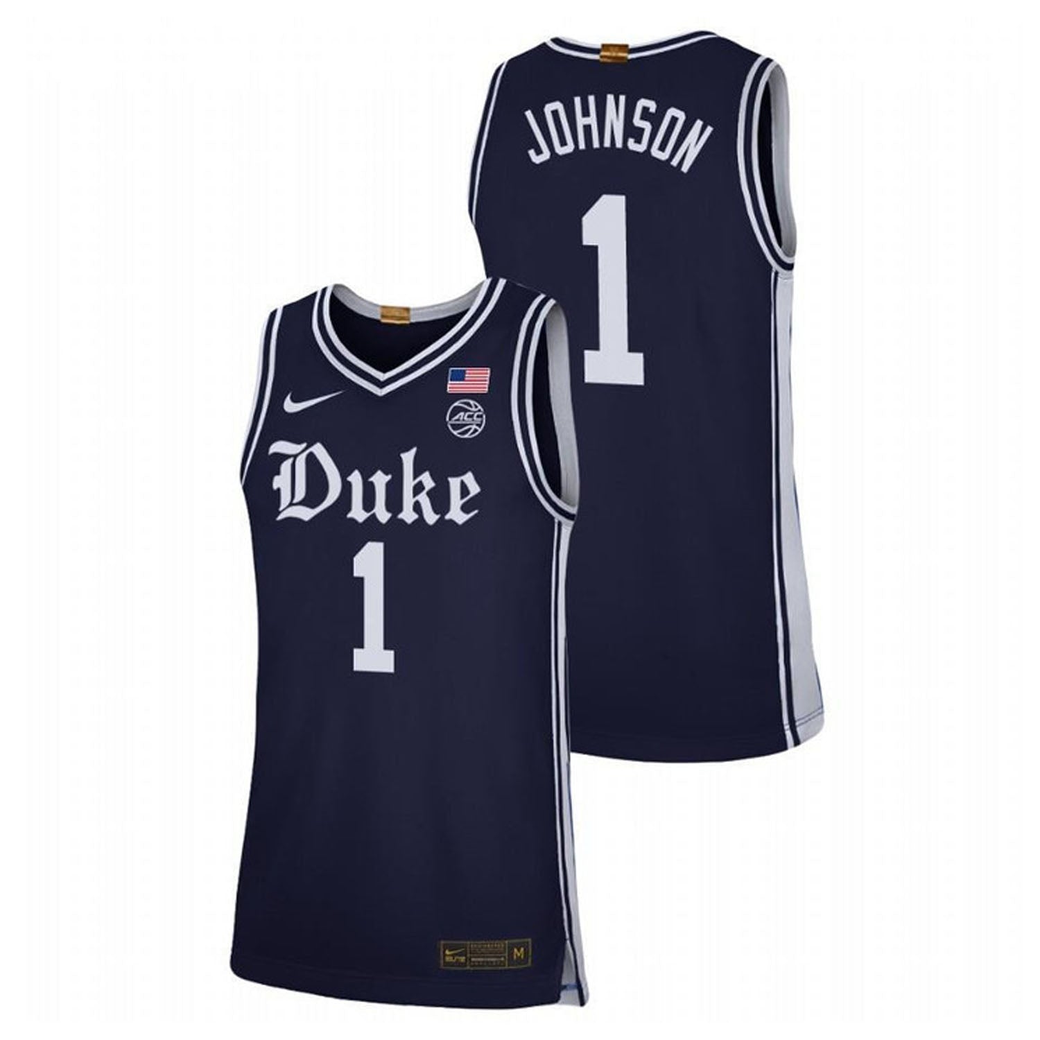 Jalen Johnson Duke Blue Devils 1 Jersey
