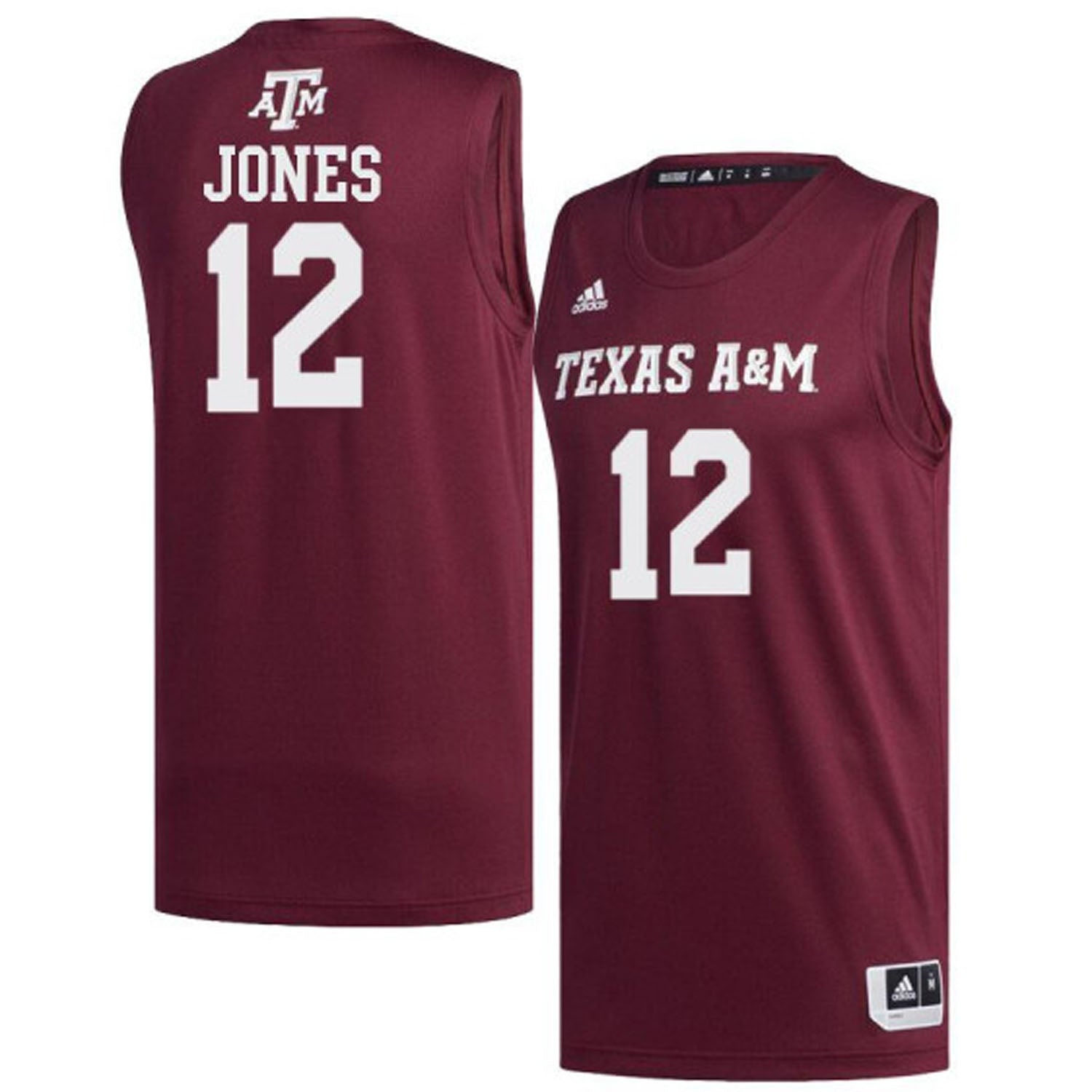 Jalen Jones Texas A&M 12 Jersey