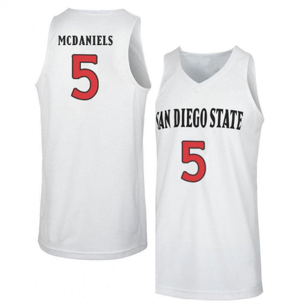 Jalen McDaniels San Diego State Aztecs 5 Jersey