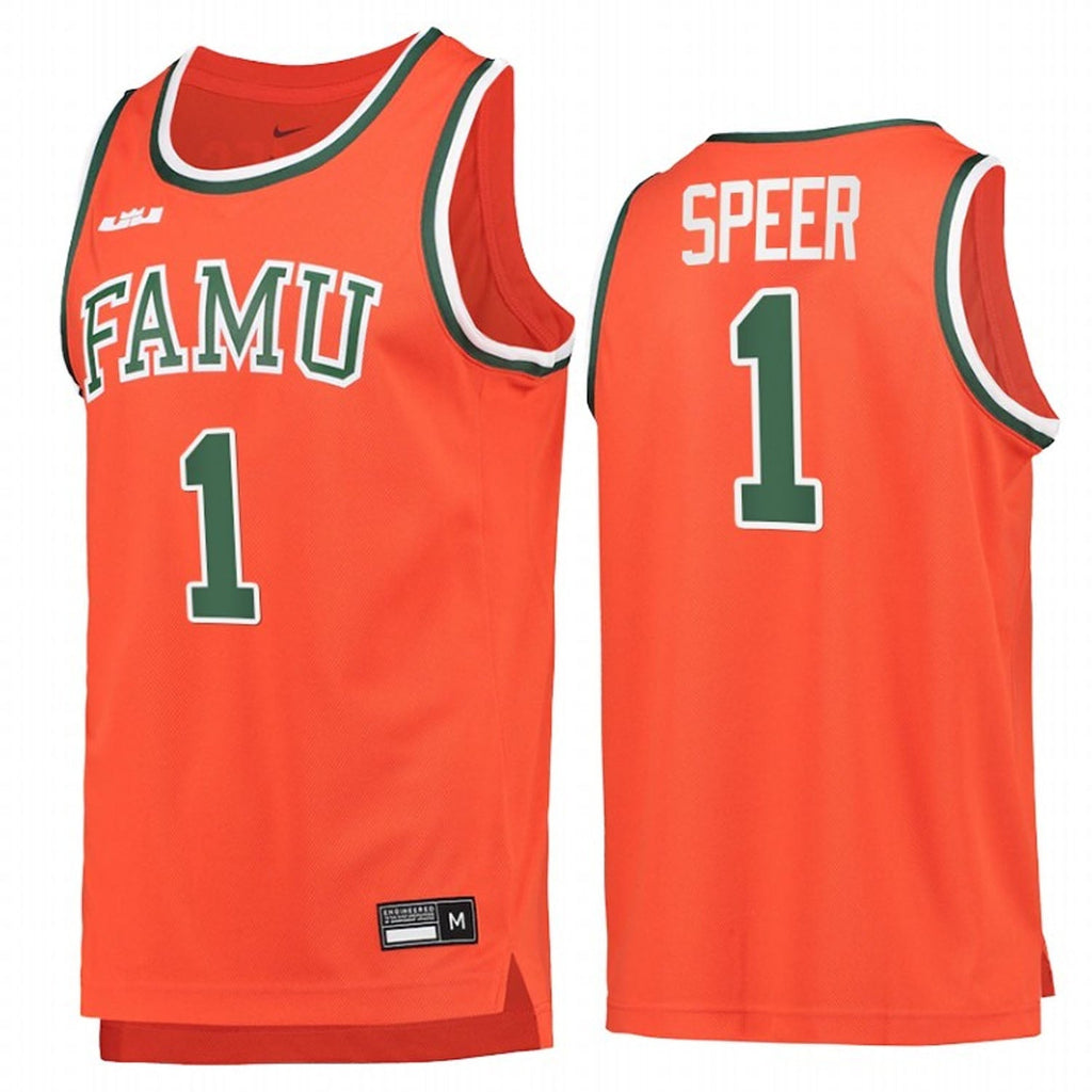 Jalen Speer FAMU Rattlers 1 Jersey