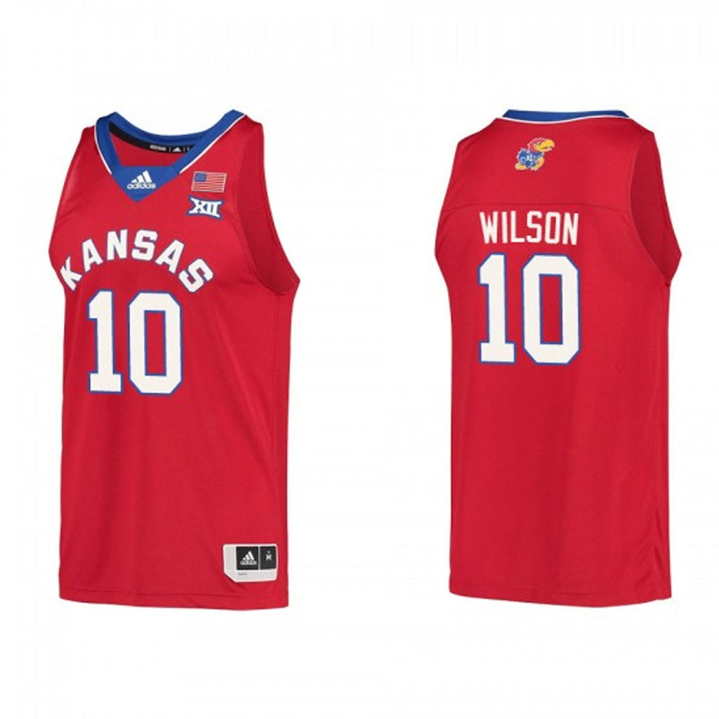 Jalen Wilson Kansas Jayhawks 10 Jersey