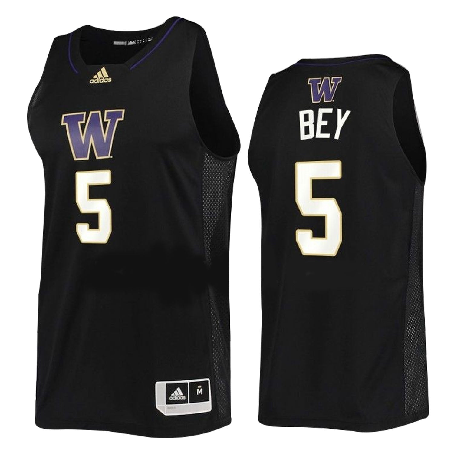Jamal Bey Washington Huskies 5 Jersey