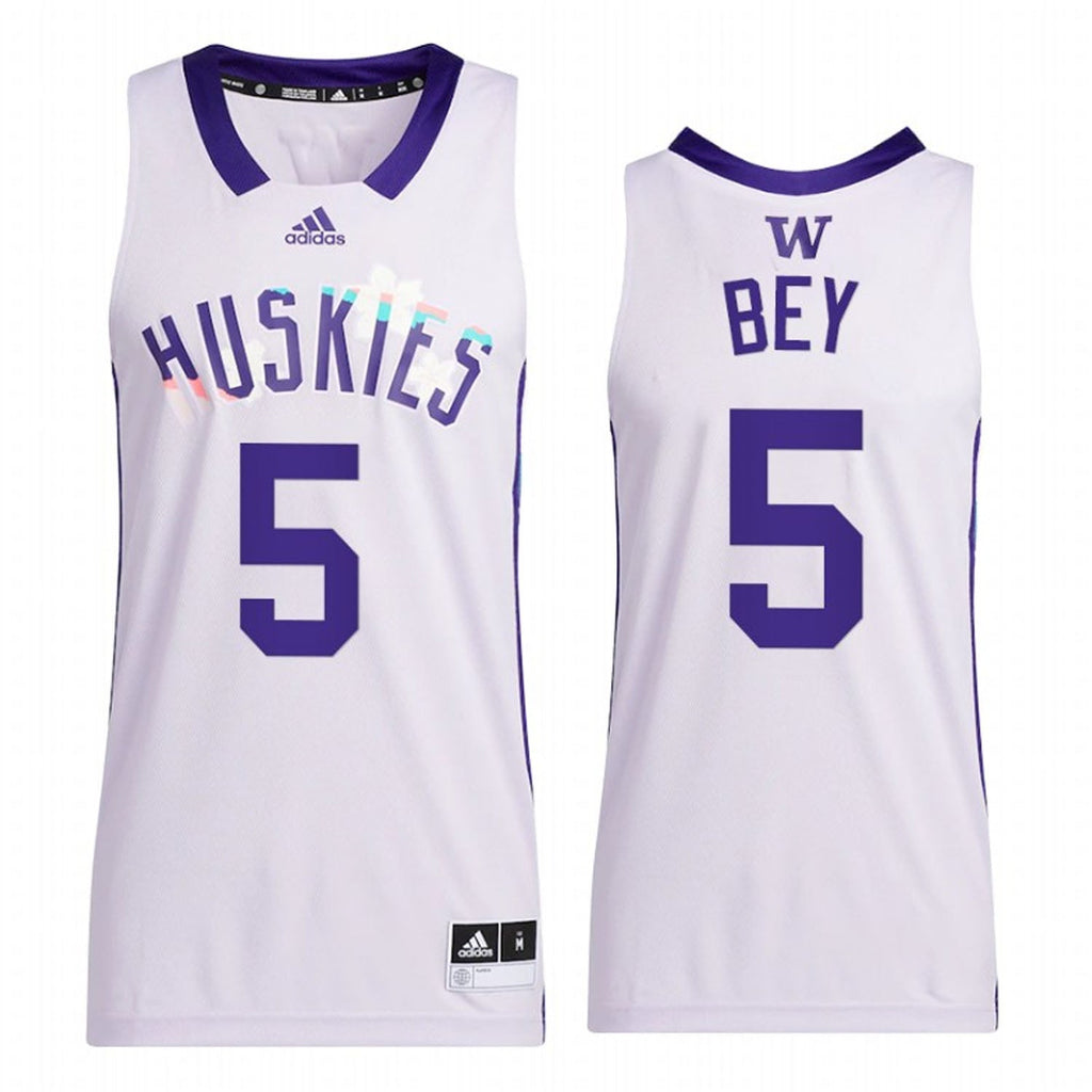 Jamal Bey Washington Huskies 5 Jersey