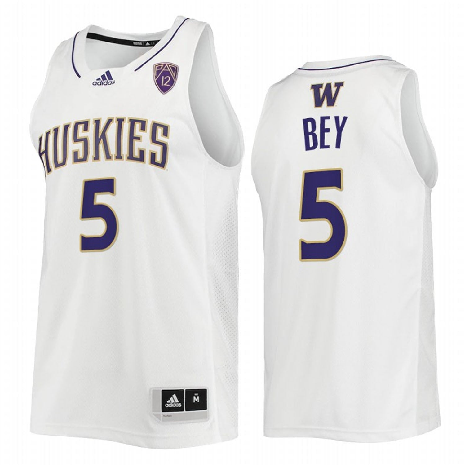 Jamal Bey Washington Huskies 5 Jersey