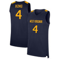 Jamel King West Virginia Mountaineers 4 Jersey