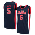 James White Ole Miss Rebels 5 Jersey