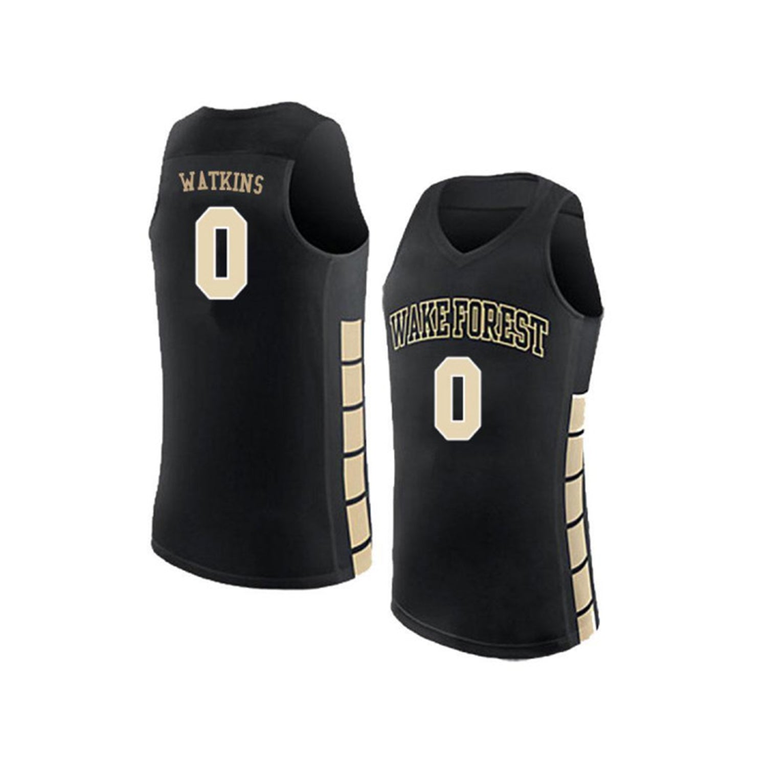 Jamir Watkins Wake Forest Demon Deacons 0 Jersey