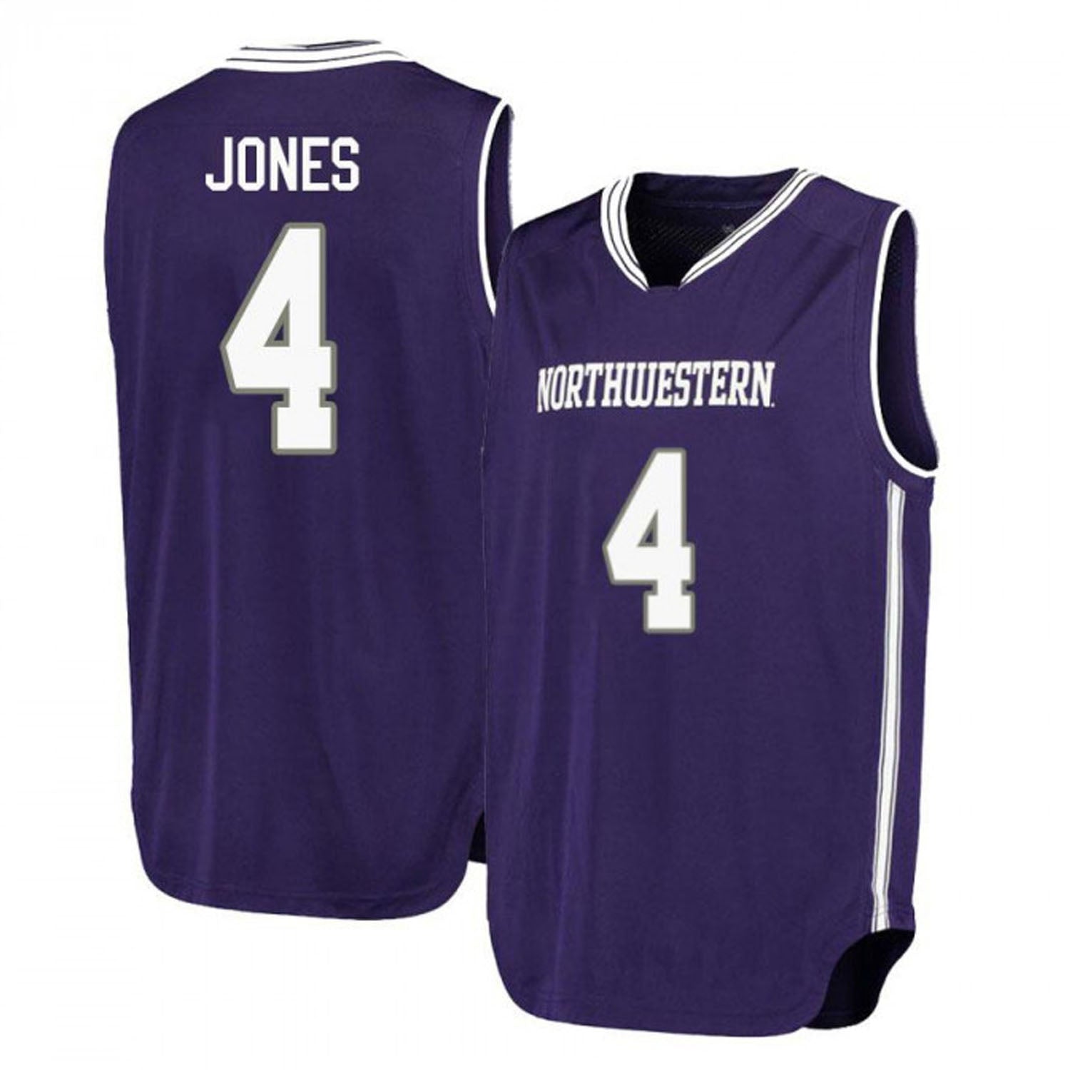 Jared Jones Northwestern Wildcats 4 Jersey
