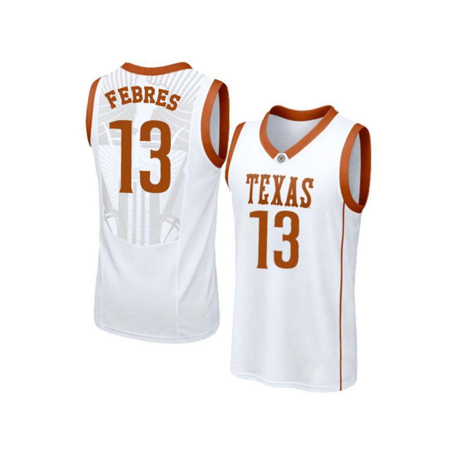 Jase Febres Texas Longhorns 13 Jersey