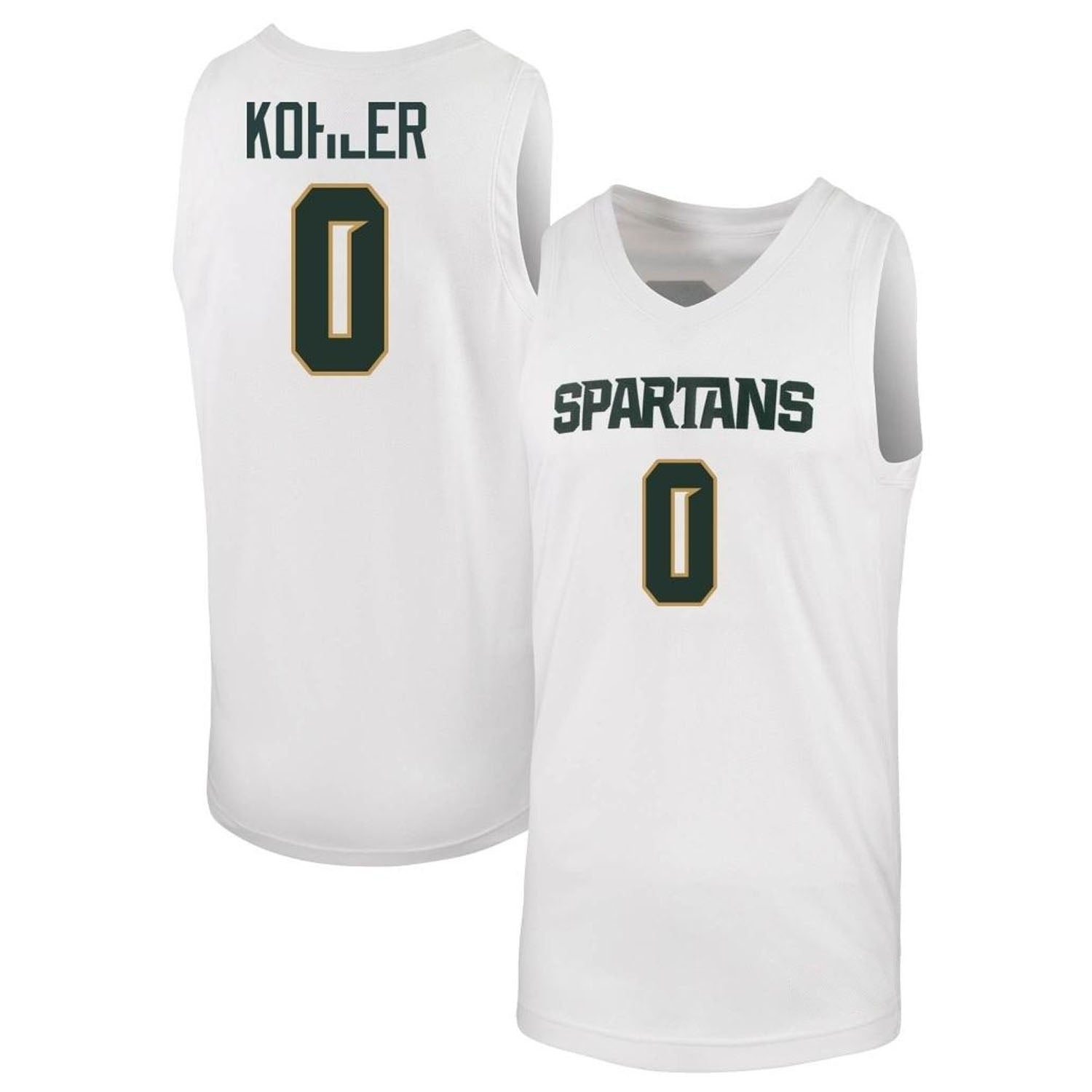 Jaxon Kohler  Michigan State Spartans 0 Jersey