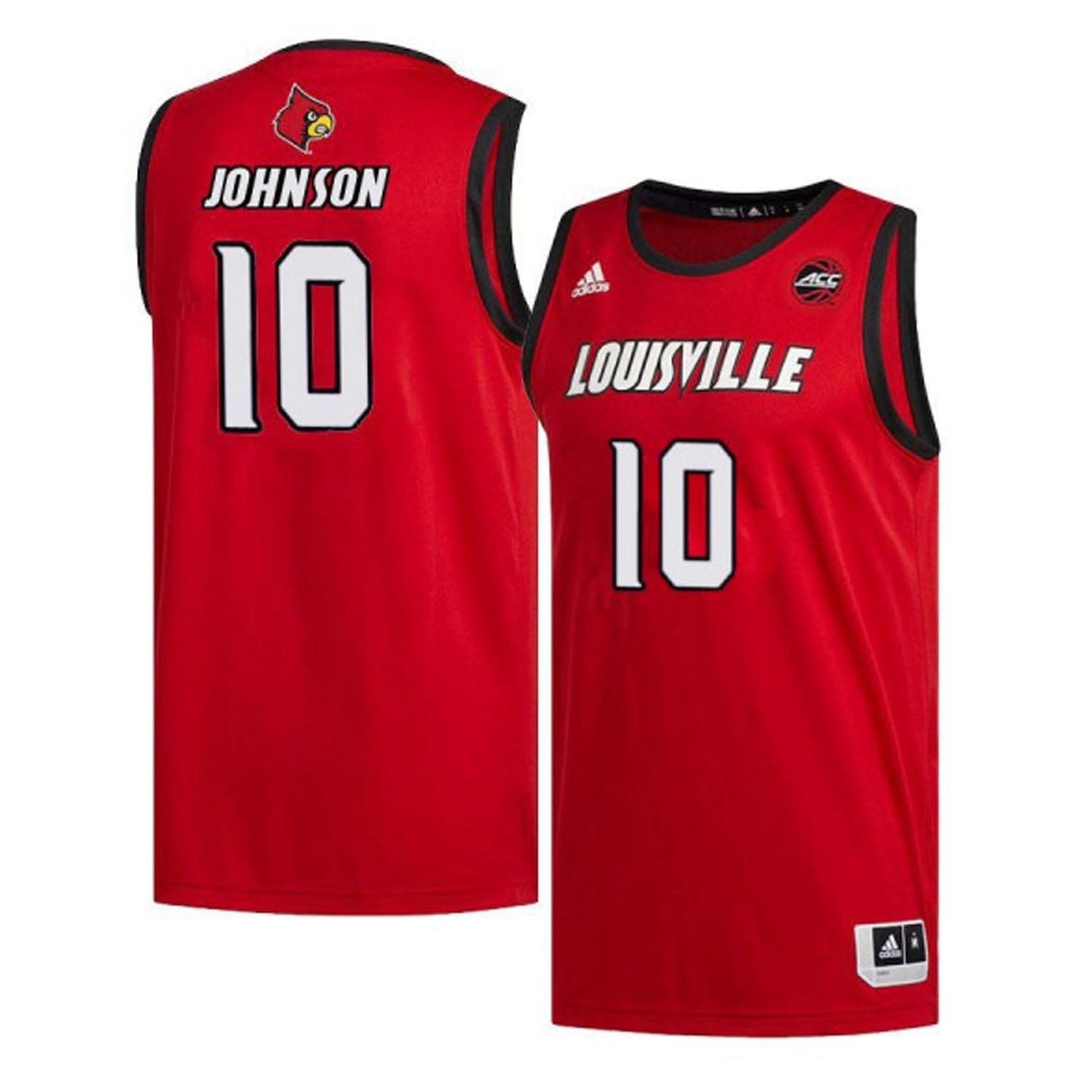Jaylen Johnson Louisville Cardinals 10 Jersey