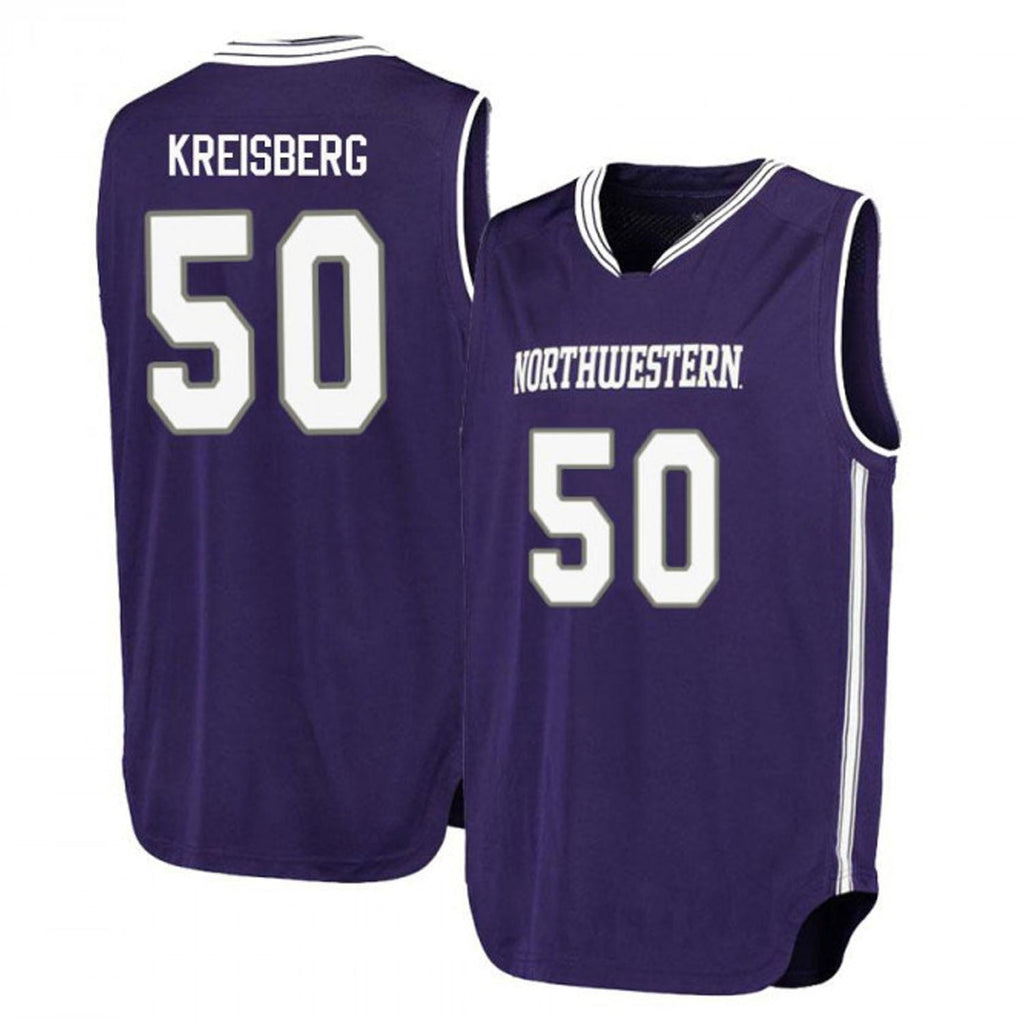 Jeremiah Kreisberg Northwestern Wildcats 50 Jersey