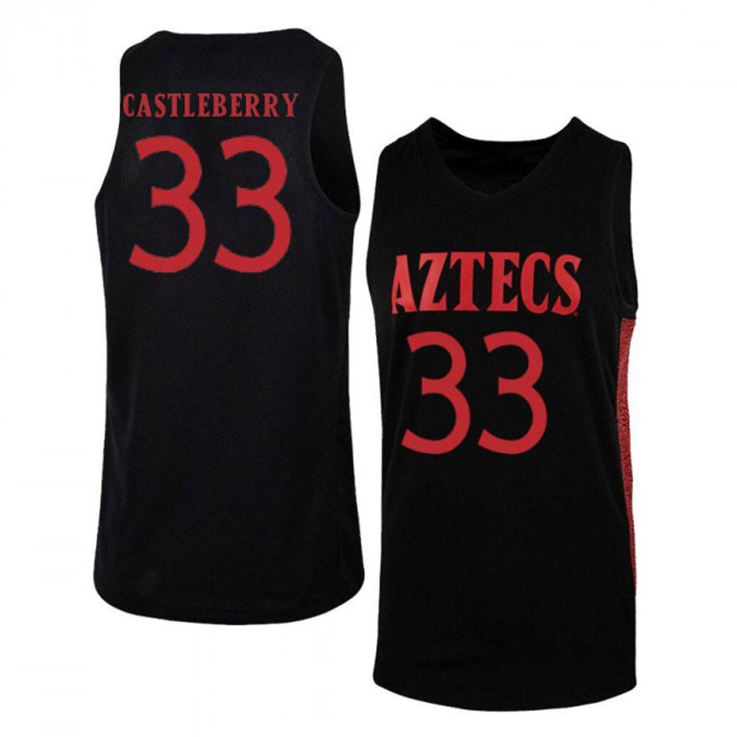 Jeremy Castleberry San Diego State Aztecs 33 Jersey
