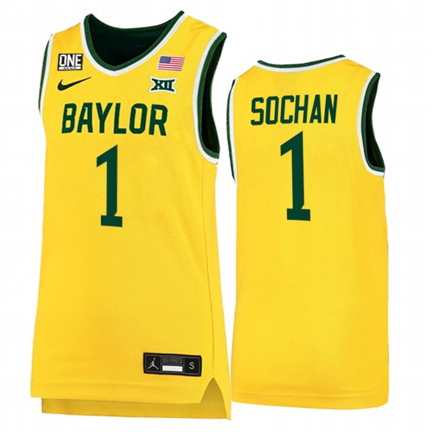 Jeremy Sochan Baylor Bears 1 Jersey