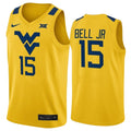 Jimmy Bell Jr. West Virginia Mountaineers 15 Jersey