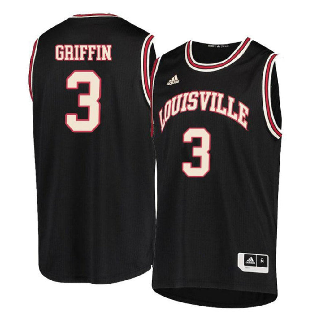 Jo Griffin Red Retro Louisville Cardinals 3 Jersey
