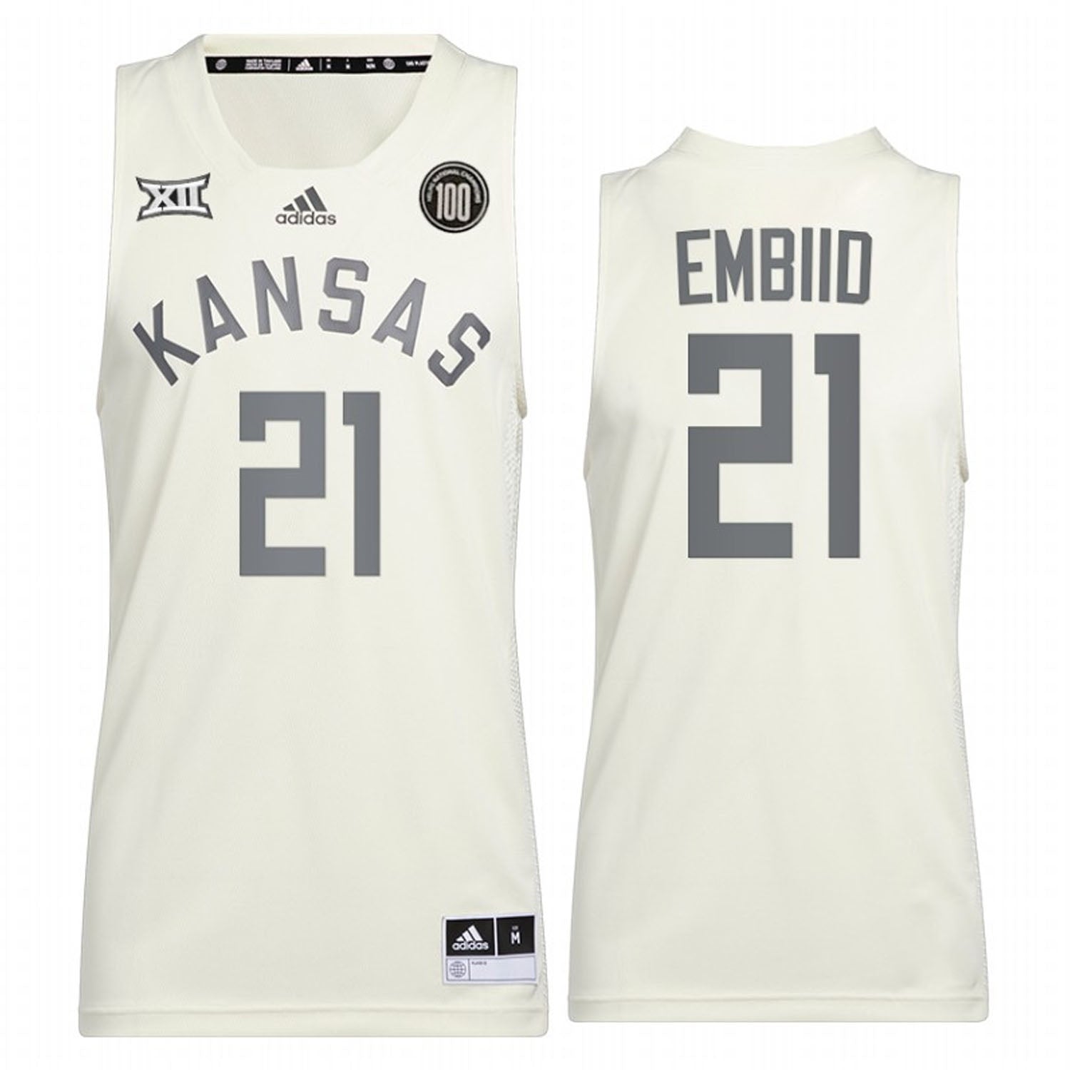 Joel Embiid Kansas JayHawks 21 Jersey