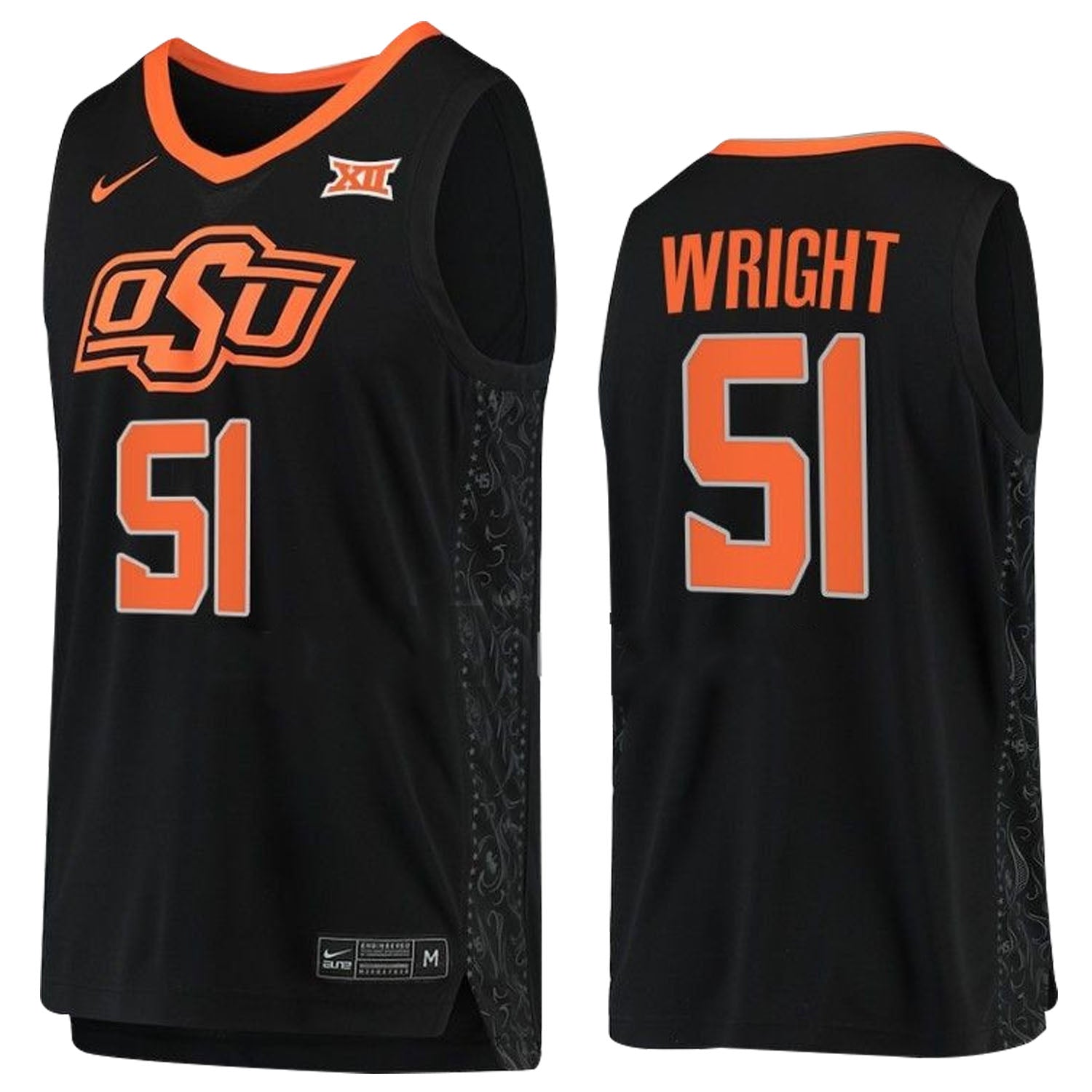John-Michael Wright OSU Cowboys 51 Jersey