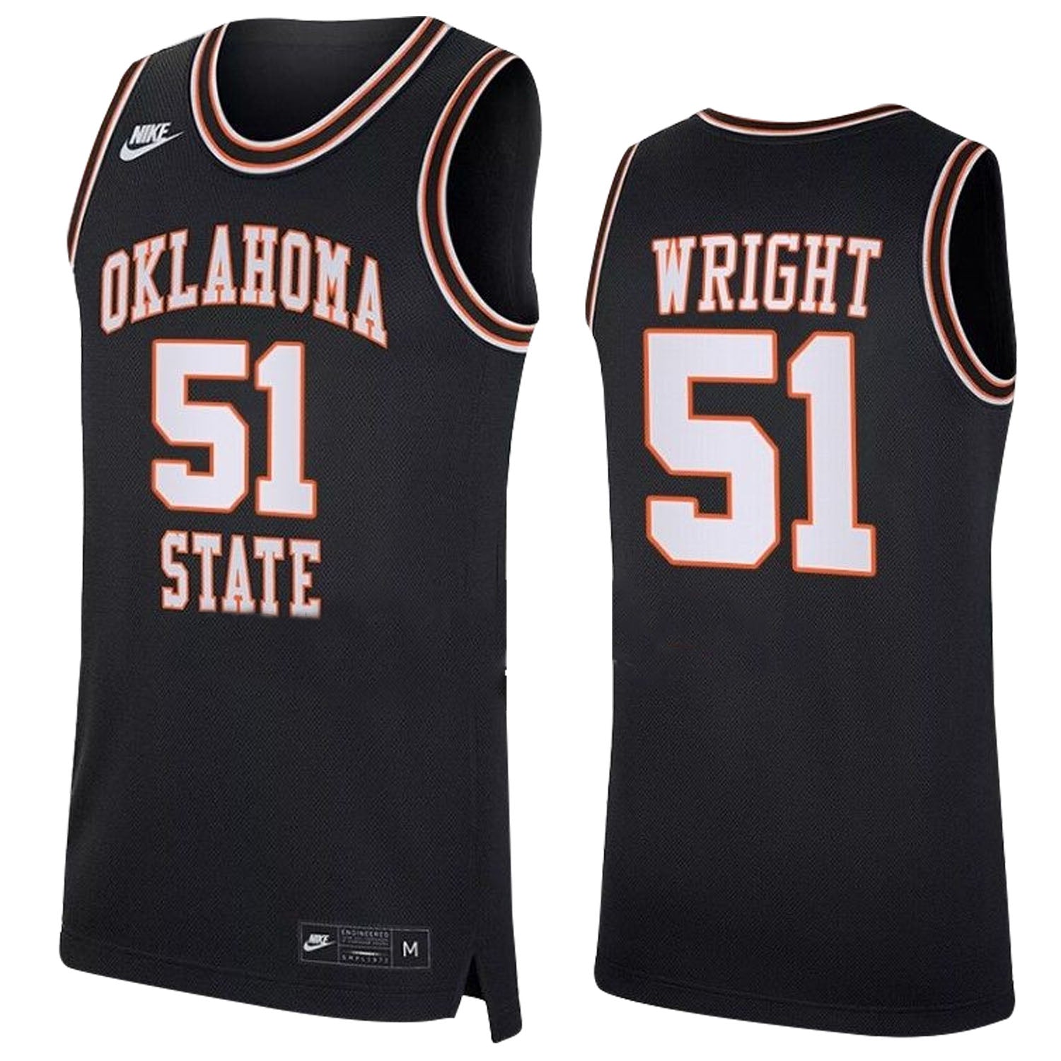 John-Michael Wright OSU Cowboys 51 Jersey