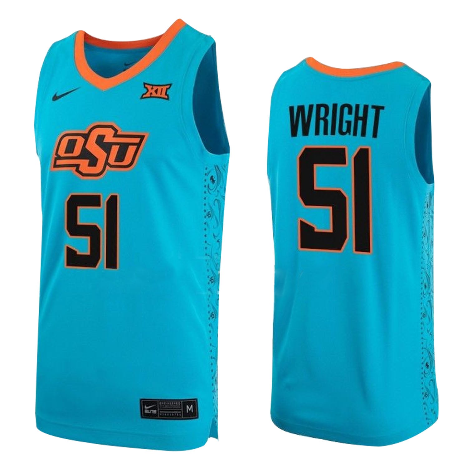 John-Michael Wright OSU Cowboys 51 Jersey