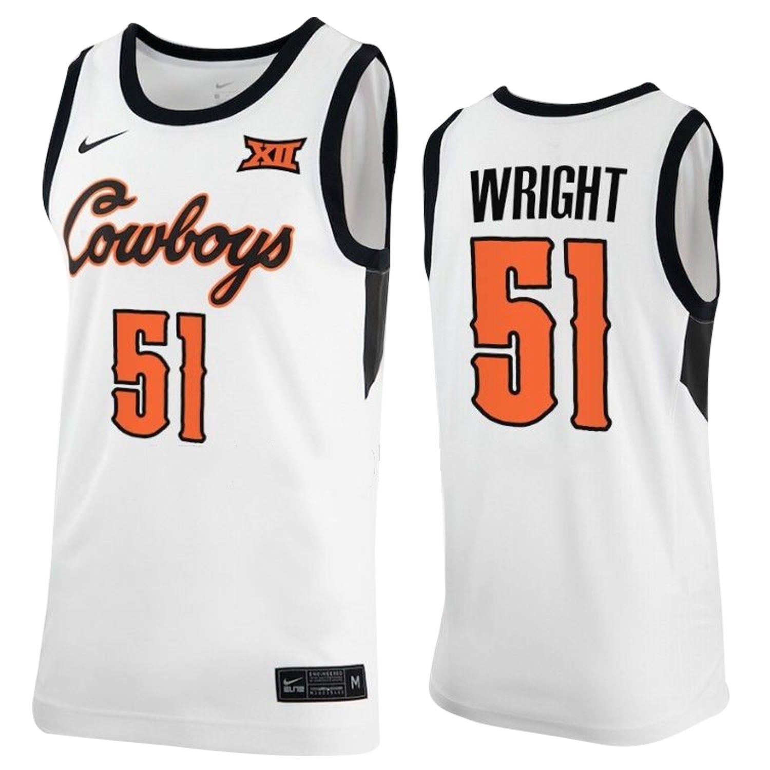 John-Michael Wright OSU Cowboys 51 Jersey