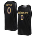 Johnnie Vassar Northwestern Wildcats 0 Jersey