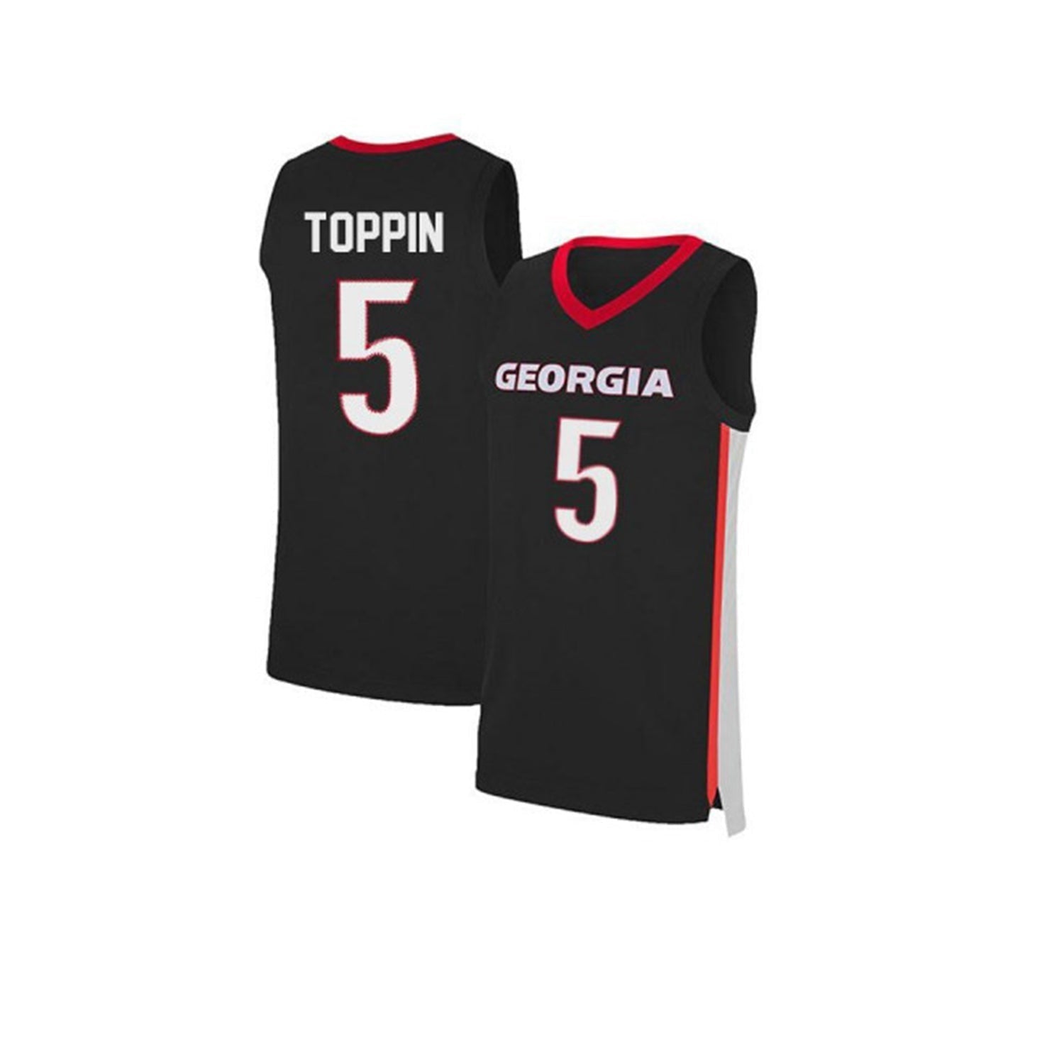 Jojo Toppin Georgia Bulldogs 5 Jersey