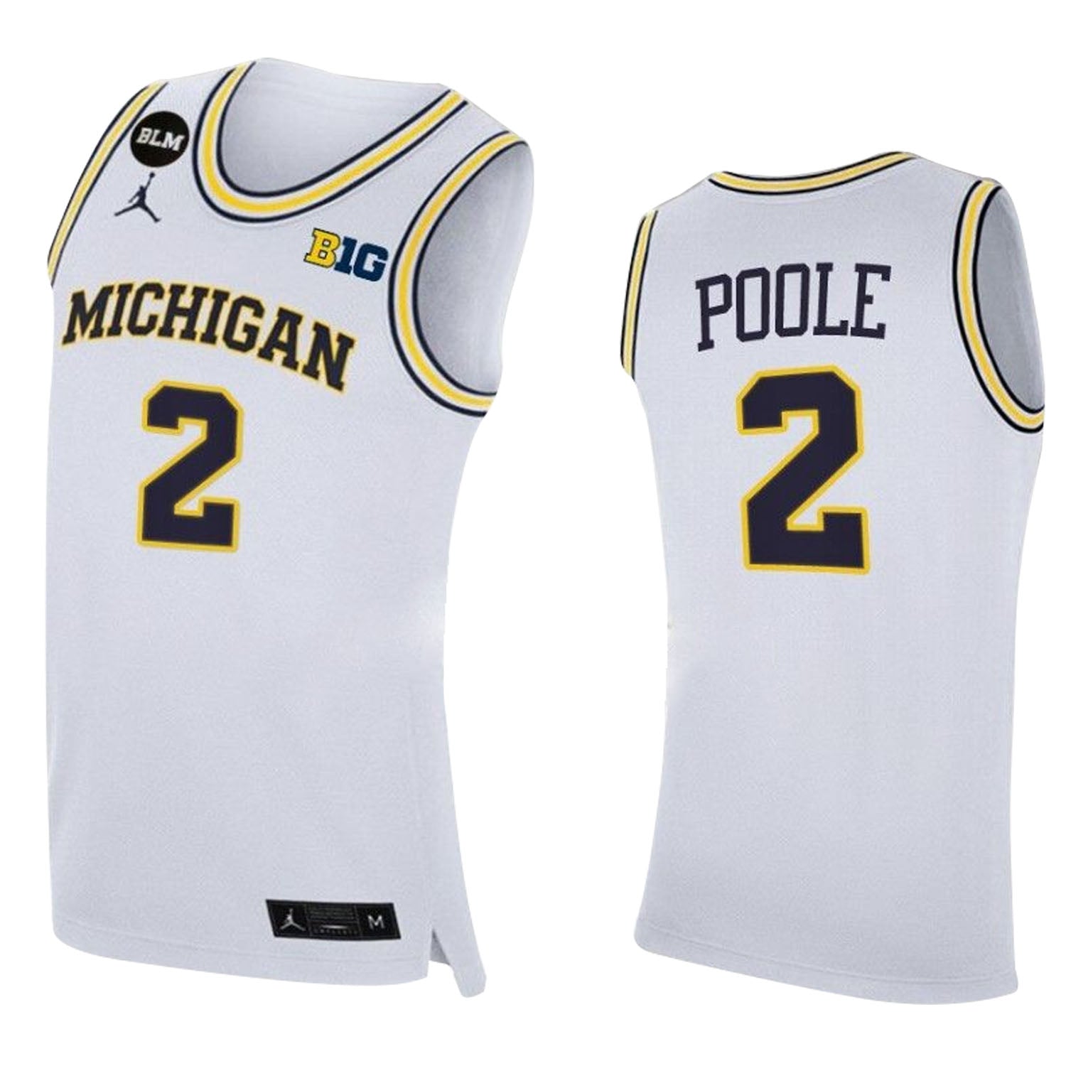 Jordan Poole Michigan Wolverines 2 Jersey