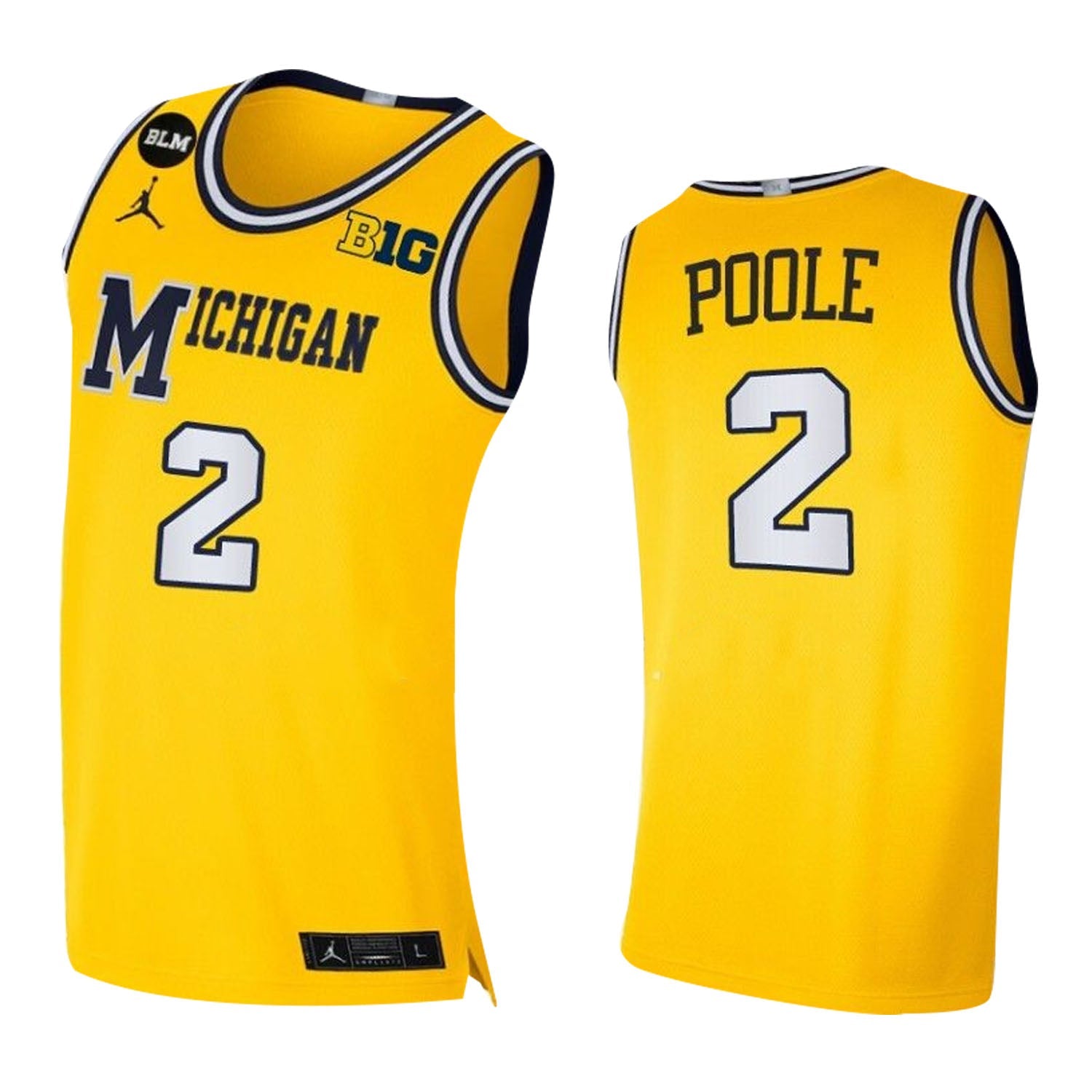 Jordan Poole Michigan Wolverines 2 Jersey