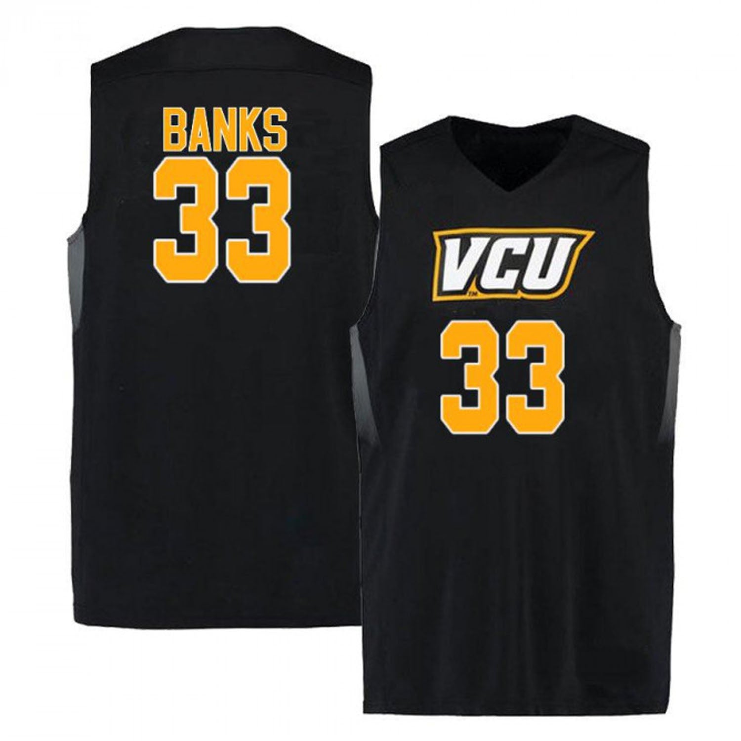Josh Banks VCU Rams 33 Jersey