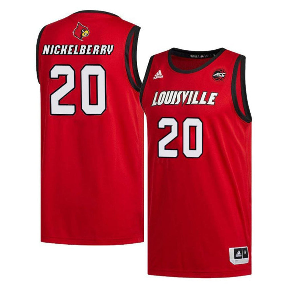 Josh Nickelberry Louisville Cardinals 20 Jersey