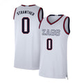 Julian Strawther Gonzaga Bulldogs 0 Jersey