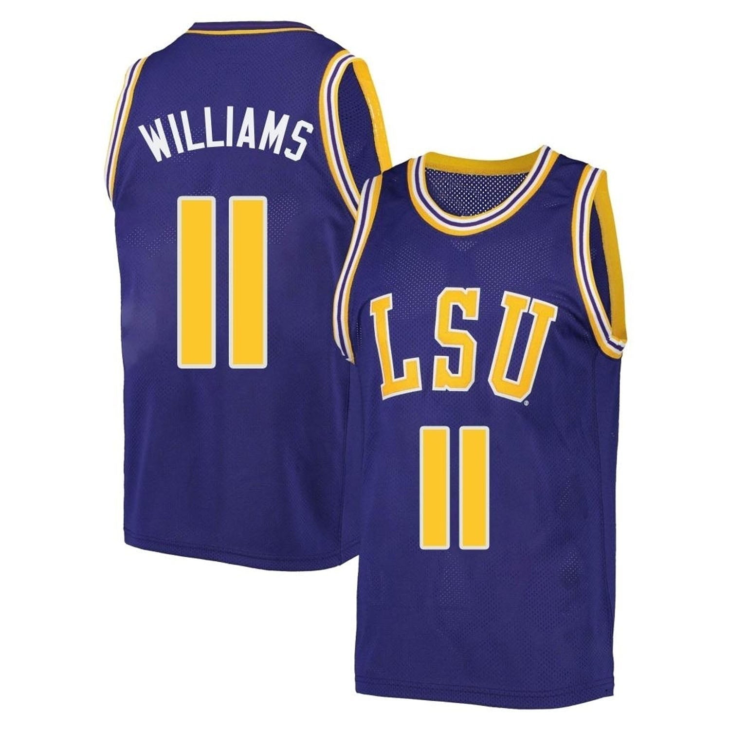 Justice Williams LSU Tigers 11 Jersey