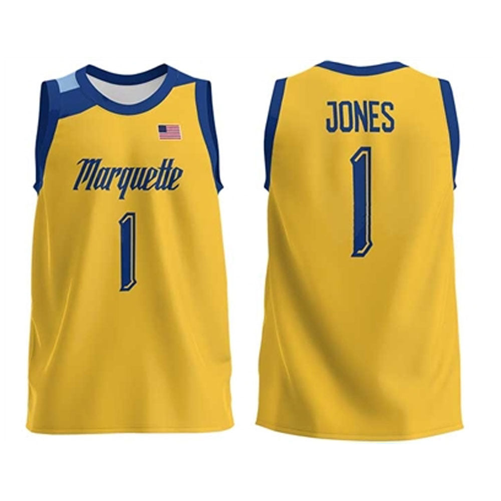Kam Jones Marquette Golden Eagles 1 Jersey
