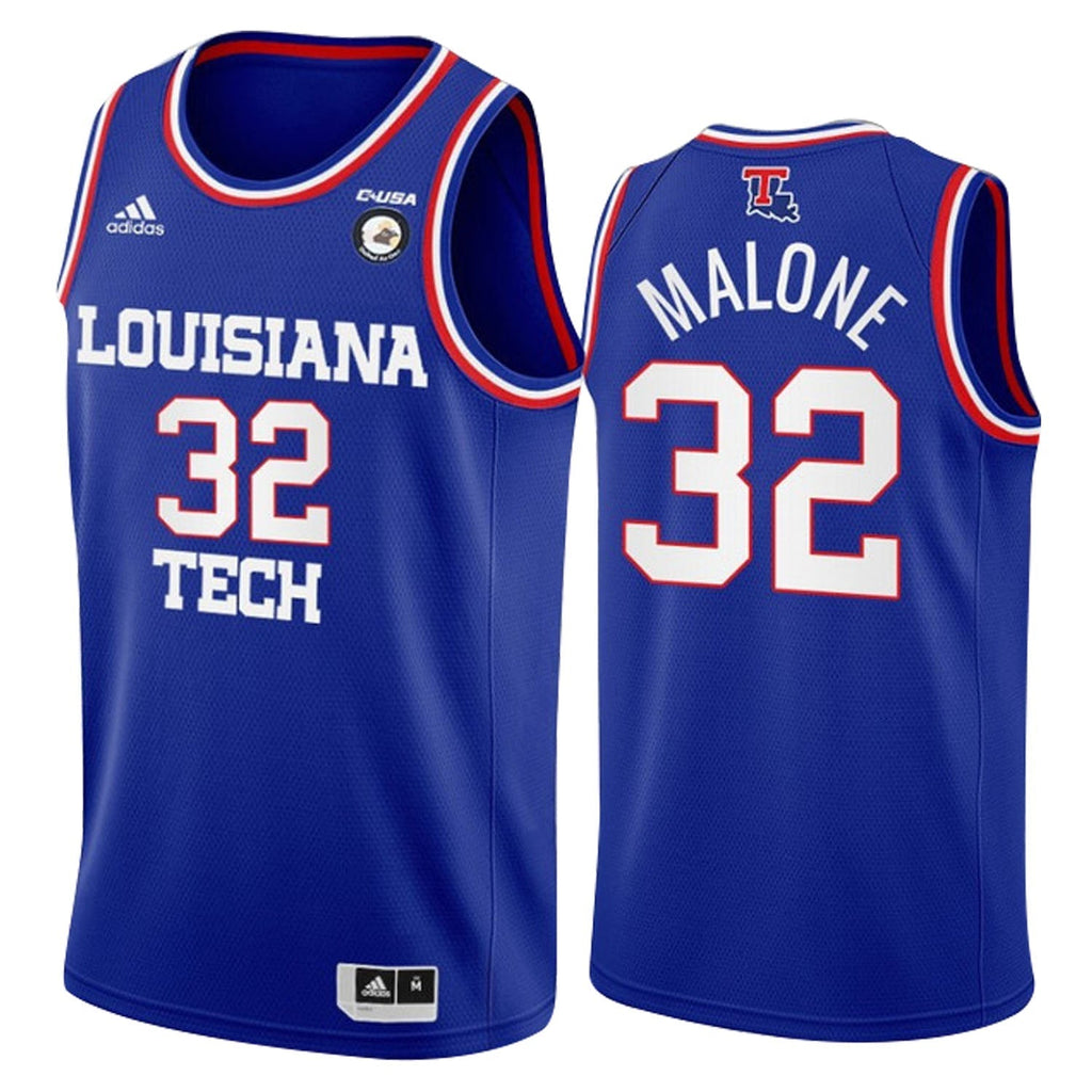 Karl Malone Louisiana Tech Bulldogs 32 Jersey