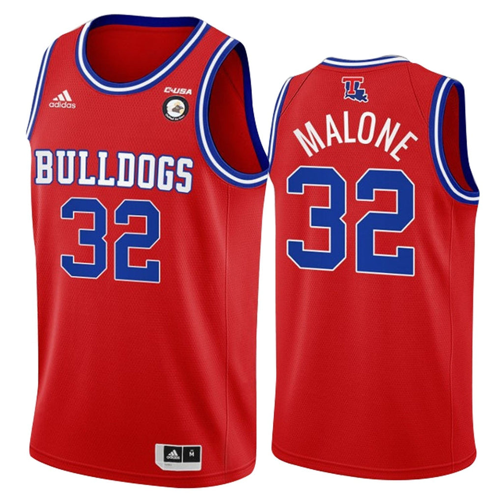 Karl Malone Louisiana Tech Bulldogs 32 Jersey