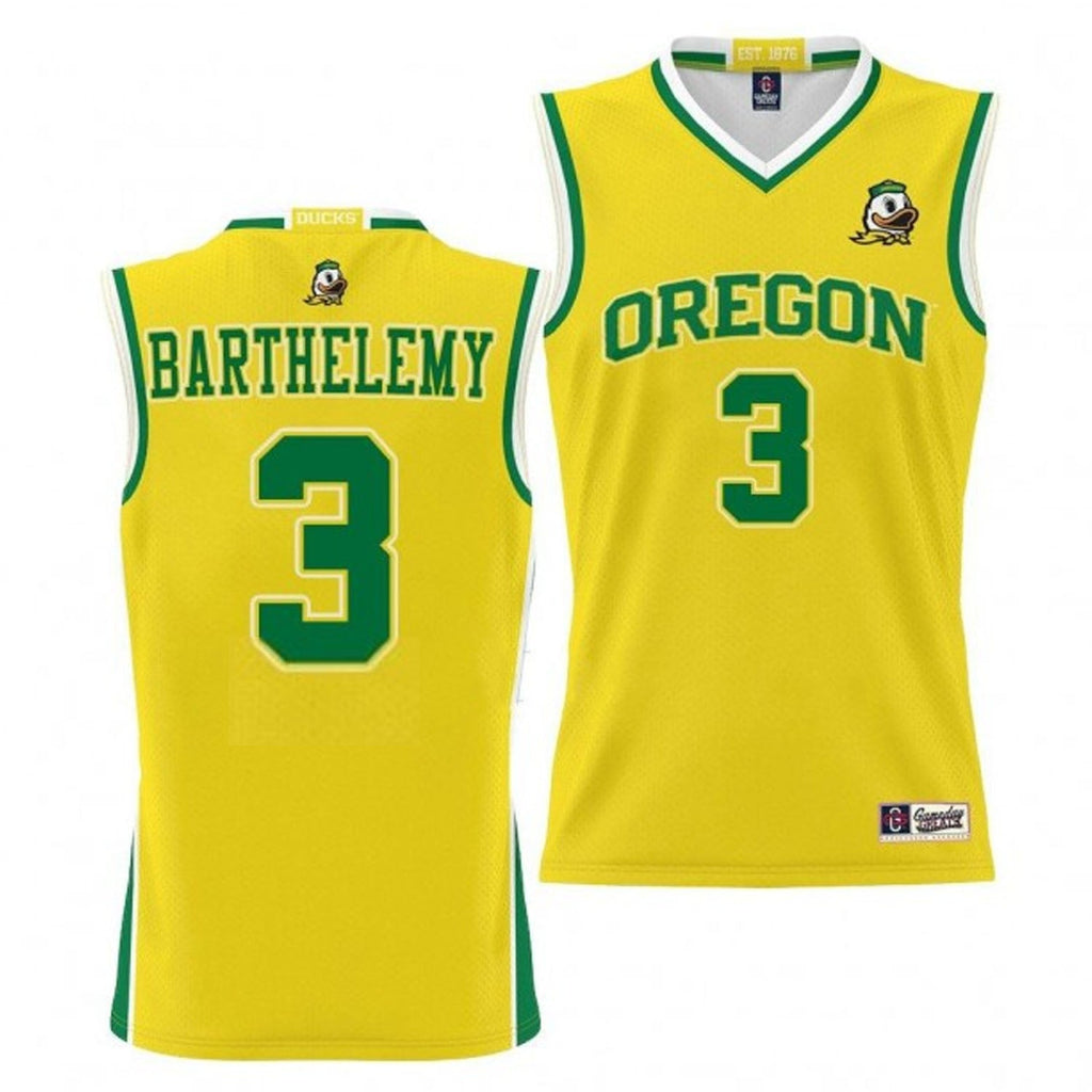 Keeshawn Barthelemy Oregon Ducks 3 Jersey