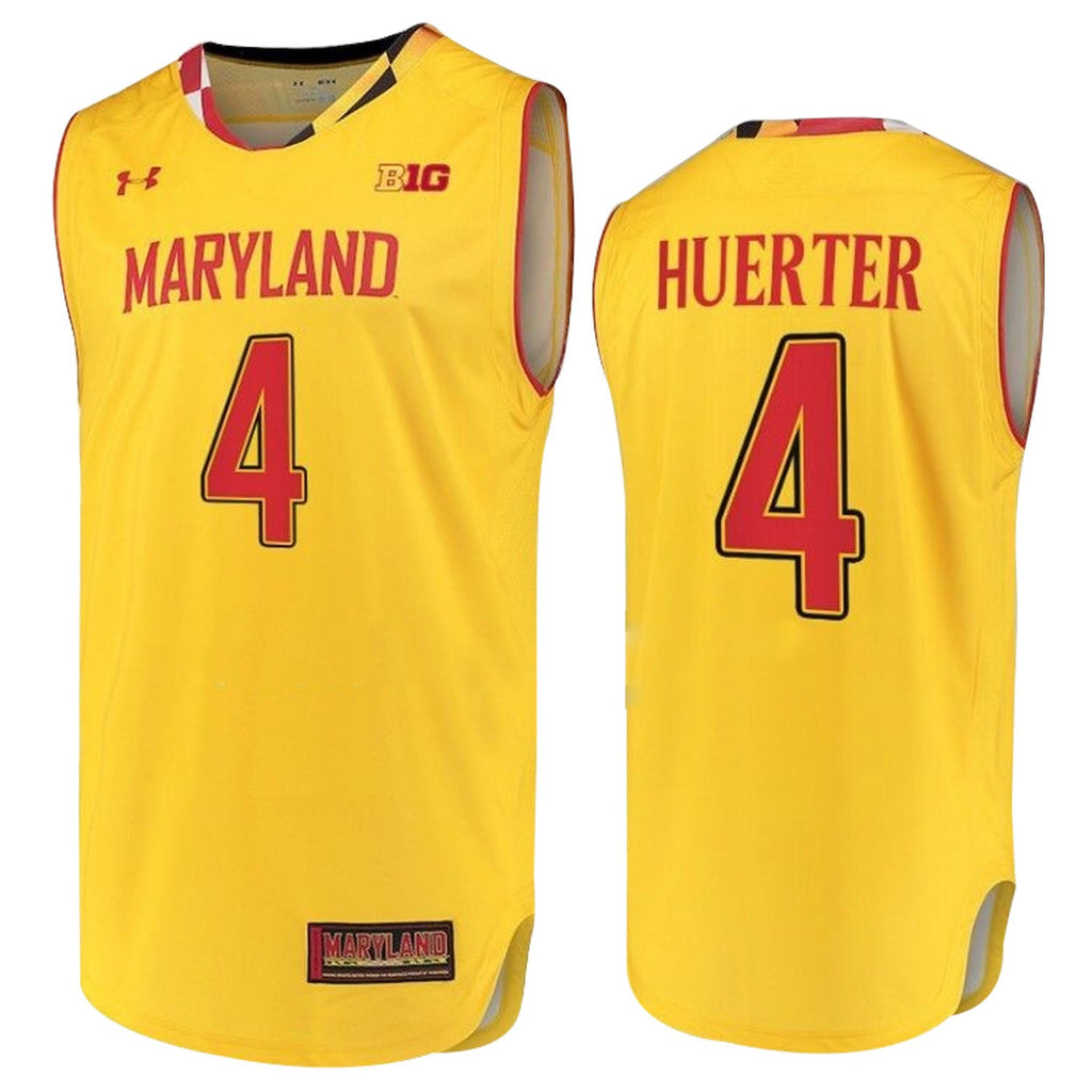 Kevin Huerter Maryland Terrapins 4 Jersey