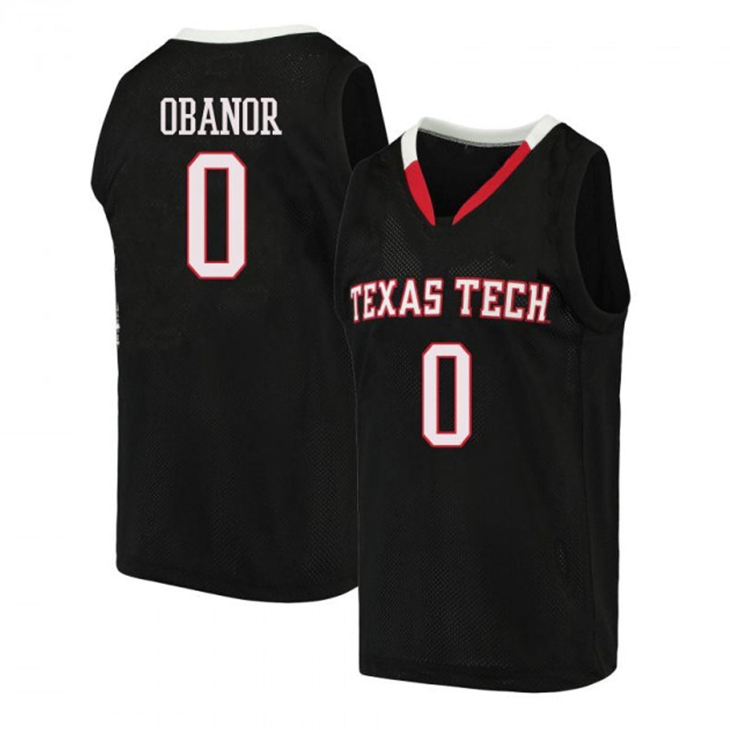 Kevin Obanor Texas Tech Red Raiders 0 Jersey