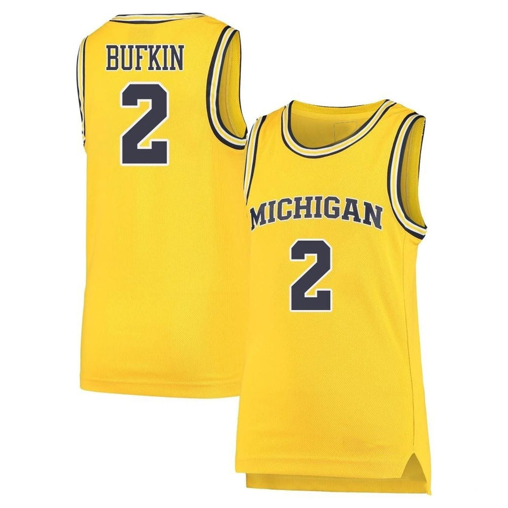Kobe Bufkin Michigan Wolverines 2 Jersey