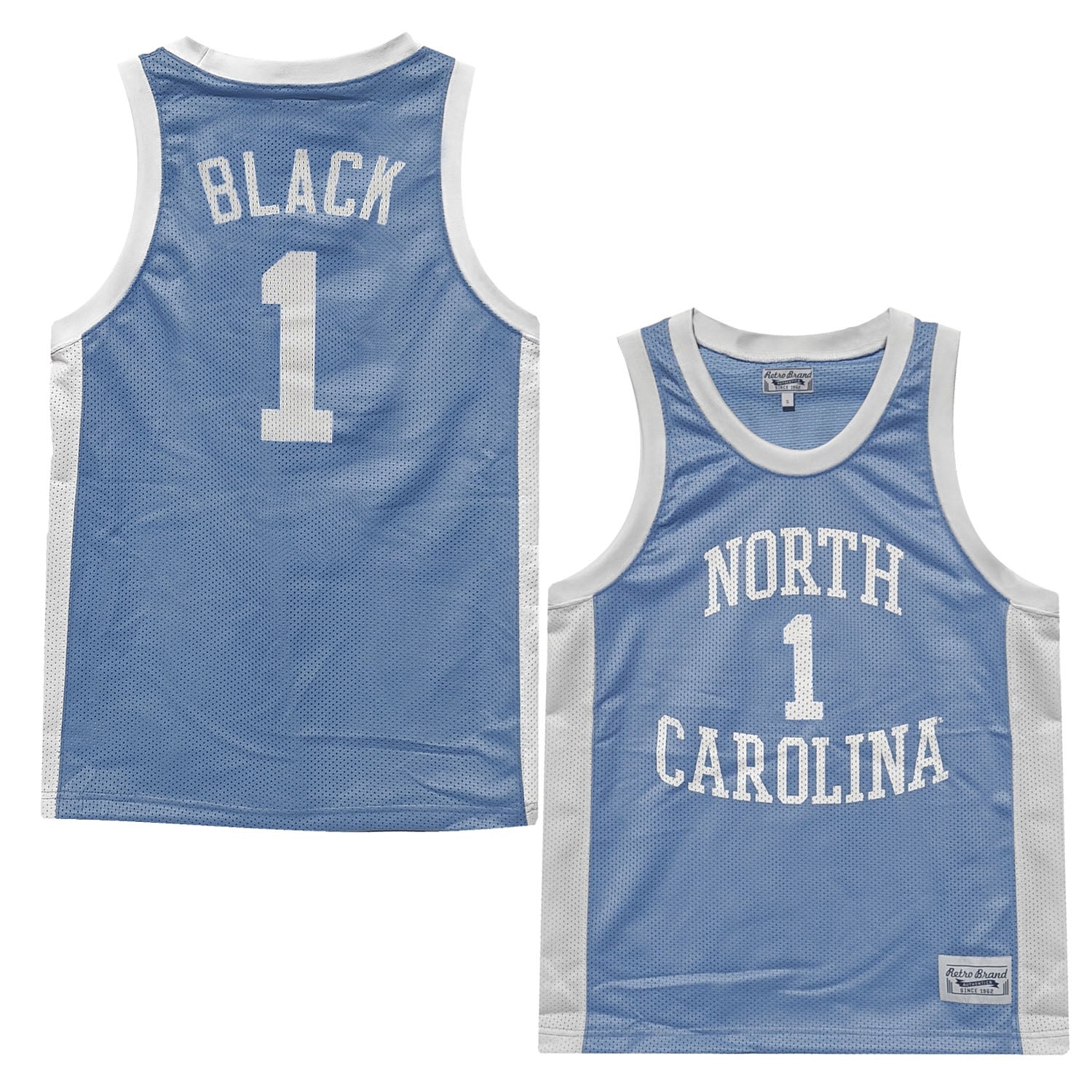 Leaky Black North Carolina Tar Heels 1 Jersey