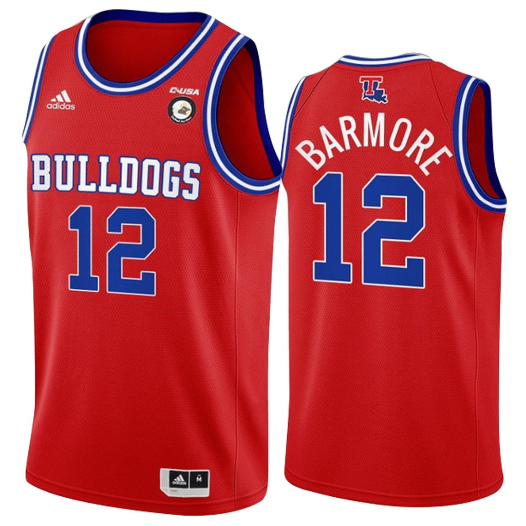 Leon Barmore Louisiana Tech Bulldogs 12 Jersey