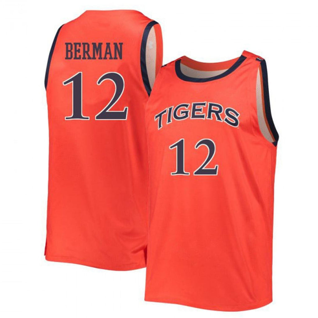 Lior Berman Auburn Tigers 12 Jersey