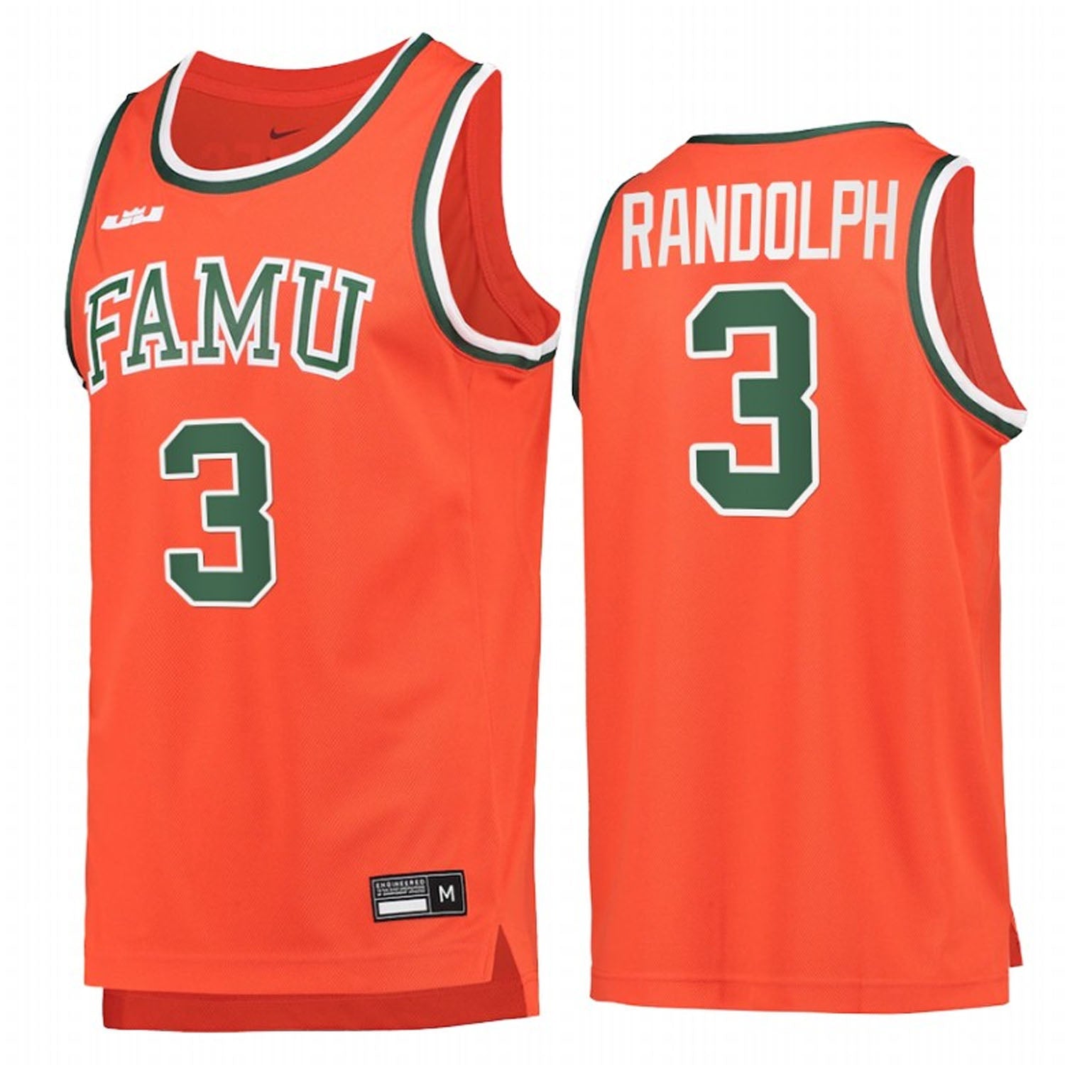M.J. Randolph FAMU Rattlers 3 Jersey