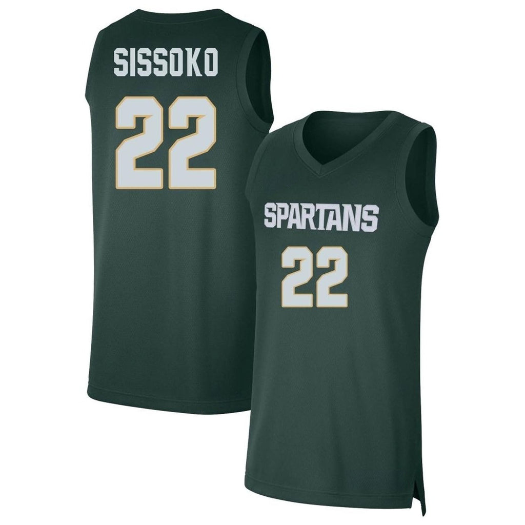 Mady Sissoko Michigan State Spartans 22 Jersey