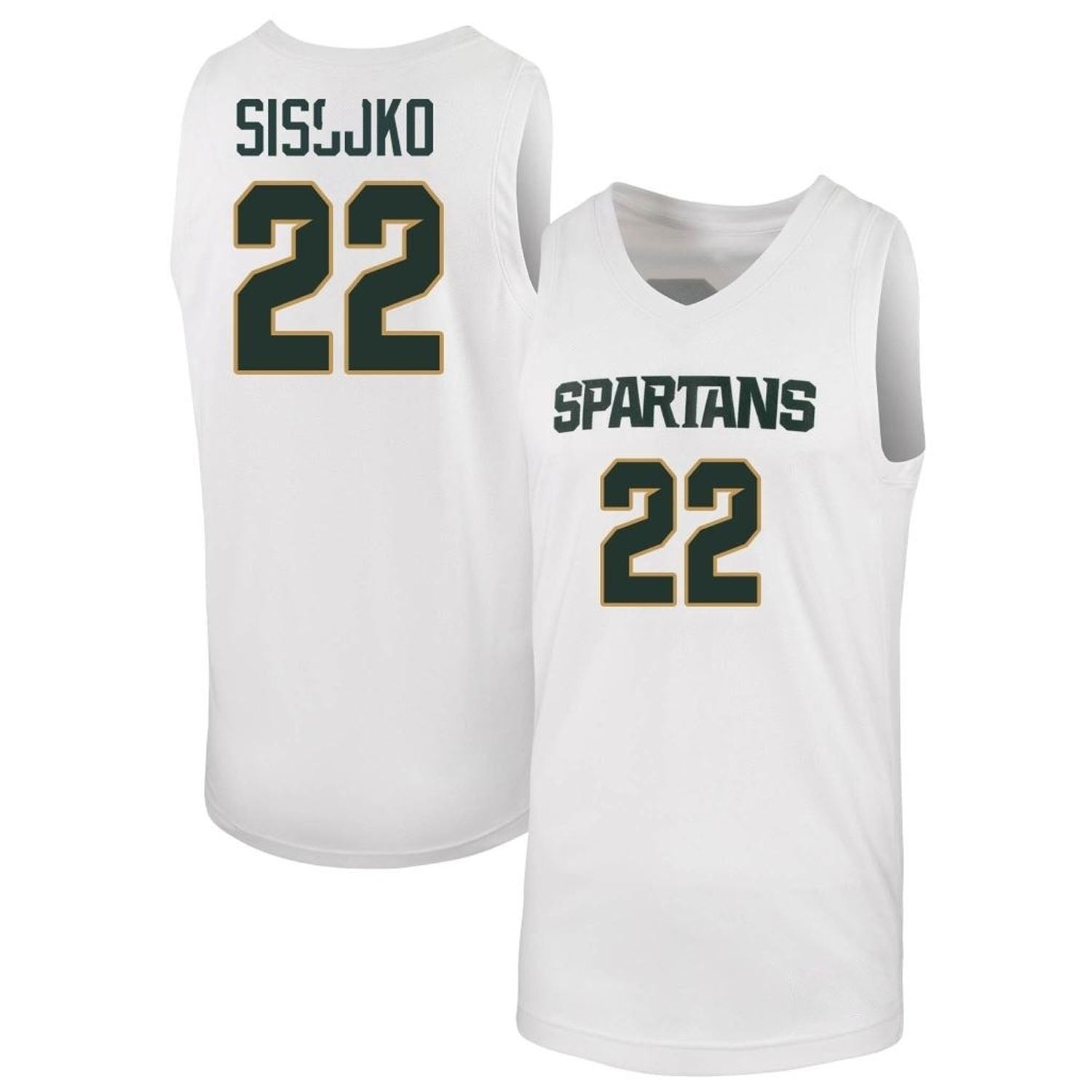 Mady Sissoko Michigan State Spartans 22 Jersey