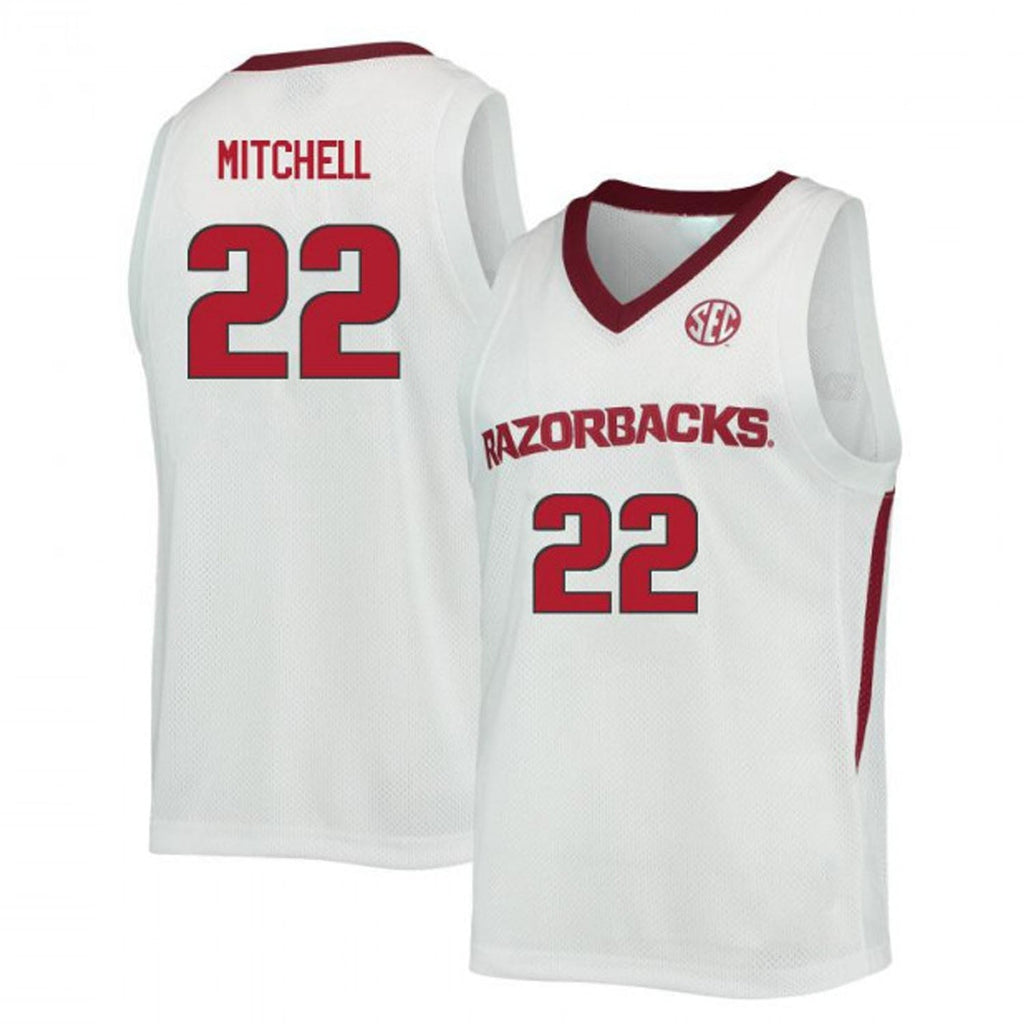 Makhel Mitchell Arkansas Razorbacks 22 Jersey